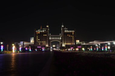 Görünümünde Astana, Kazakistan, Expo 2017 dizi başkenti