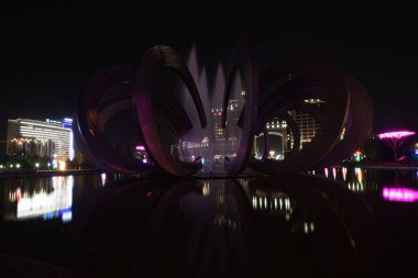 Görünümünde Astana, Kazakistan, Expo 2017 dizi başkenti