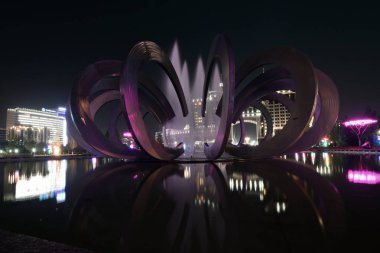 Görünümünde Astana, Kazakistan, Expo 2017 dizi başkenti