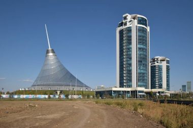 Görünümünde Astana, Kazakistan, Expo 2017 dizi başkenti