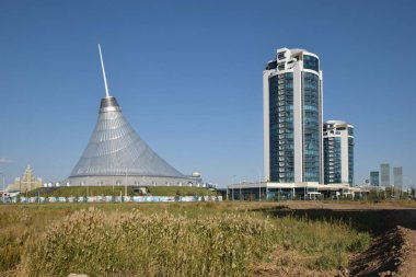 Görünümünde Astana, Kazakistan, Expo 2017 dizi başkenti