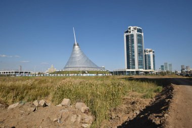 Görünümünde Astana, Kazakistan, Expo 2017 dizi başkenti