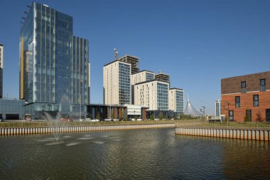 Görünümünde Astana, Kazakistan, Expo 2017 dizi başkenti