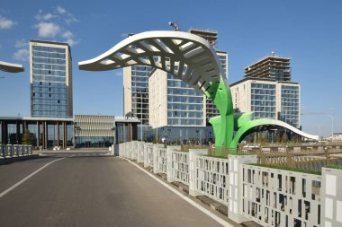 Görünümünde Astana, Kazakistan, Expo 2017 dizi başkenti