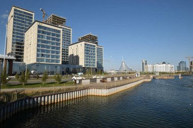 Görünümünde Astana, Kazakistan, Expo 2017 dizi başkenti