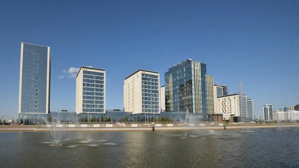 Görünümünde Astana, Kazakistan, Expo 2017 dizi başkenti