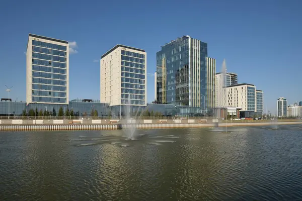 Görünümünde Astana, Kazakistan, Expo 2017 dizi başkenti