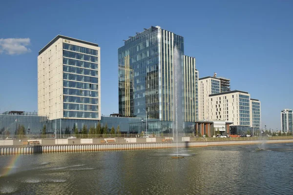 Görünümünde Astana, Kazakistan, Expo 2017 dizi başkenti