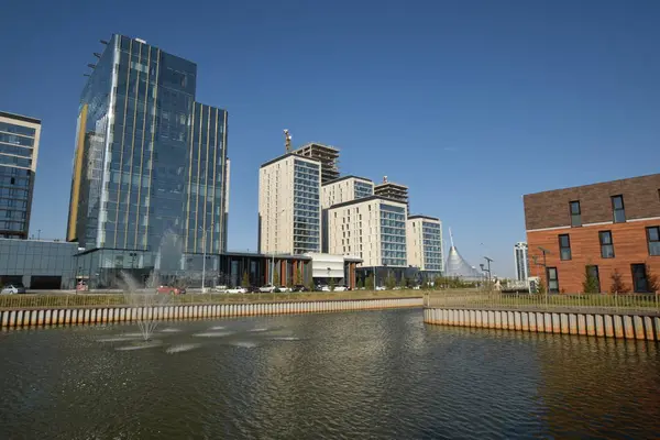 Görünümünde Astana, Kazakistan, Expo 2017 dizi başkenti