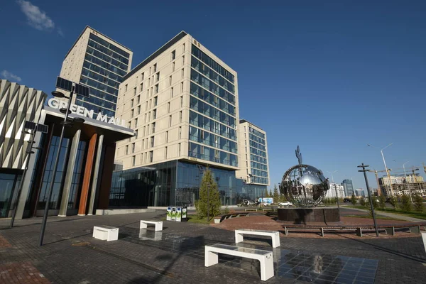 Görünümünde Astana, Kazakistan, Expo 2017 dizi başkenti