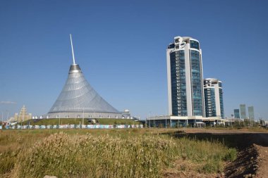 Görünümünde Astana, Kazakistan, Expo 2017 dizi başkenti