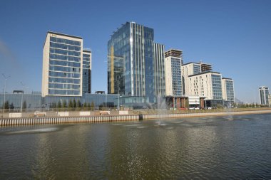 Görünümünde Astana, Kazakistan, Expo 2017 dizi başkenti