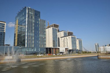 Görünümünde Astana, Kazakistan, Expo 2017 dizi başkenti