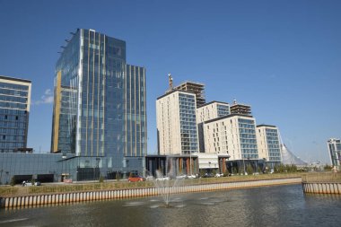 Görünümünde Astana, Kazakistan, Expo 2017 dizi başkenti
