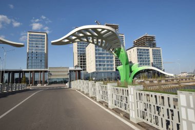 Görünümünde Astana, Kazakistan, Expo 2017 dizi başkenti