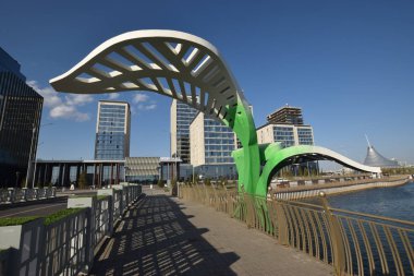 Görünümünde Astana, Kazakistan, Expo 2017 dizi başkenti