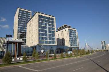 Görünümünde Astana, Kazakistan, Expo 2017 dizi başkenti
