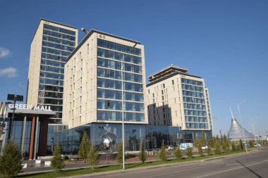 Görünümünde Astana, Kazakistan, Expo 2017 dizi başkenti