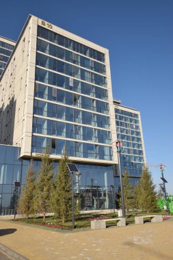Görünümünde Astana, Kazakistan, Expo 2017 dizi başkenti