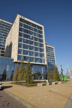 Görünümünde Astana, Kazakistan, Expo 2017 dizi başkenti