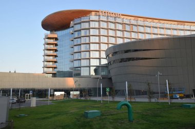 Görünümünde Astana, Kazakistan, Expo 2017 dizi başkenti