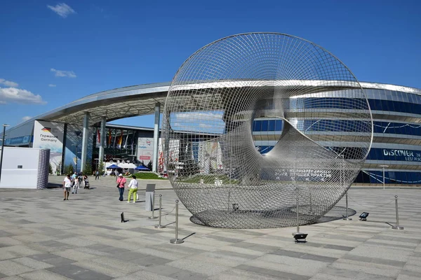 Astana, Kazajstán, 2017, 27 de julio - Vista sobre la exposición EXPO —  Fotos de Stock