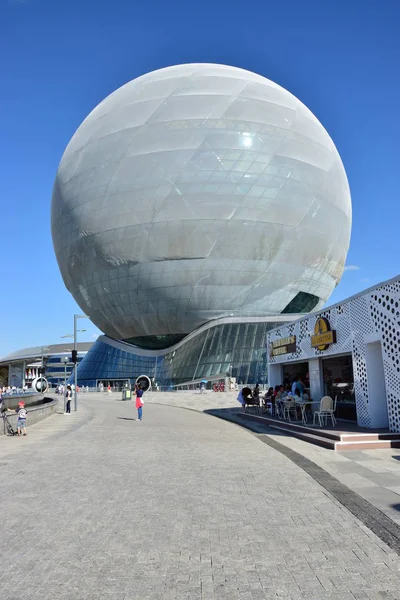 Astana, Cazaquistão, 2017, 27 de julho - Vista da exposição EXPO — Fotografia de Stock