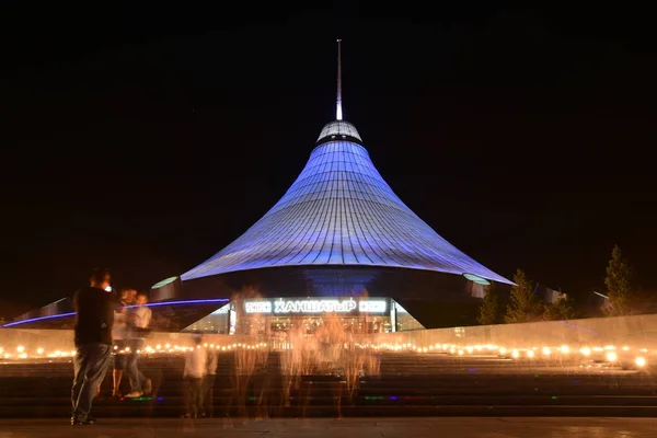 Astana Zomer 2017 Een Uitzicht Koepel Van Khan Shatyr Bij — Stockfoto