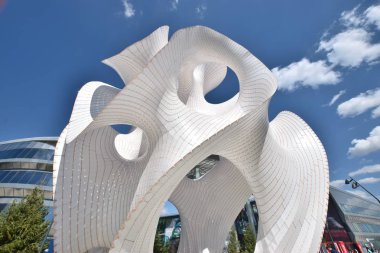 Astana, Kazakistan, 2017, 27 Temmuz - Expo sergi görünümü