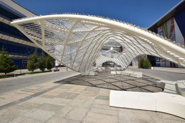 Astana, Kazakistan, 2017, 27 Temmuz - Expo sergi görünümü