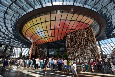 Astana, Kazakistan, 2017, 27 Temmuz - Expo sergi görünümü