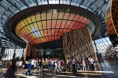 Astana, Kazakistan, 2017, 27 Temmuz - Expo sergi görünümü