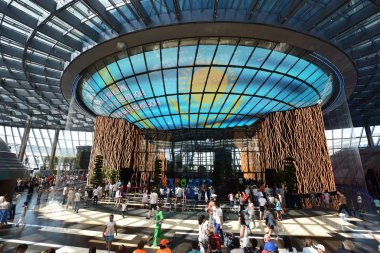 Astana, Kazakistan, 2017, 27 Temmuz - Expo sergi görünümü 