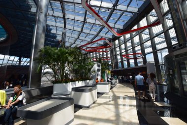 Astana, Kazakistan, 2017, 27 Temmuz - Expo sergi görünümü 