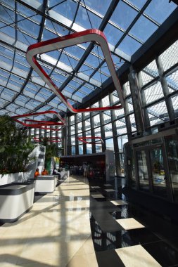 Astana, Kazakistan, 2017, 27 Temmuz - Expo sergi görünümü 