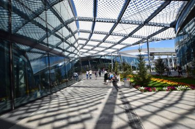 Astana, Kazakistan, 2017, 27 Temmuz - Expo sergi görünümü 