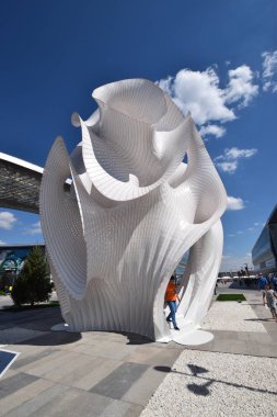 Astana, Kazakistan, 2017, 27 Temmuz - Expo sergi görünümü 