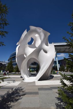 Astana, Kazakistan, 2017, 27 Temmuz - Expo sergi görünümü 