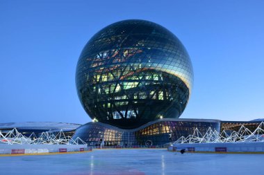 Kazakistan 'ın başkenti Astana 'da Expo 2017 alanında görünüm