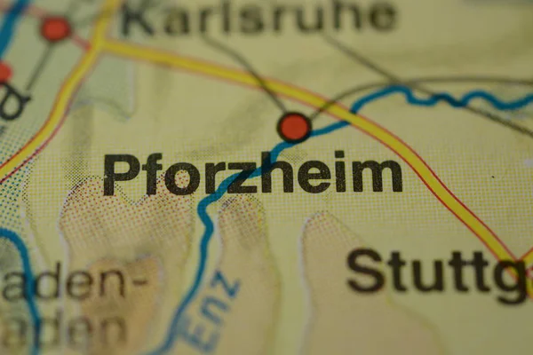 City name PFORZHEIM,  Germany on the map