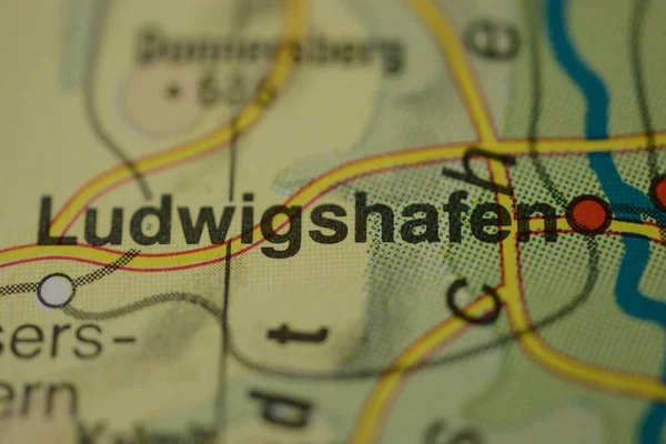 City name LUDWIGSHAFEN, Germany on the map