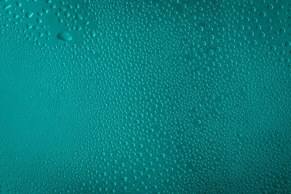 Blauw Water Druppels Aqua Quetzal Groene Kleur Achtergrond — Stockfoto