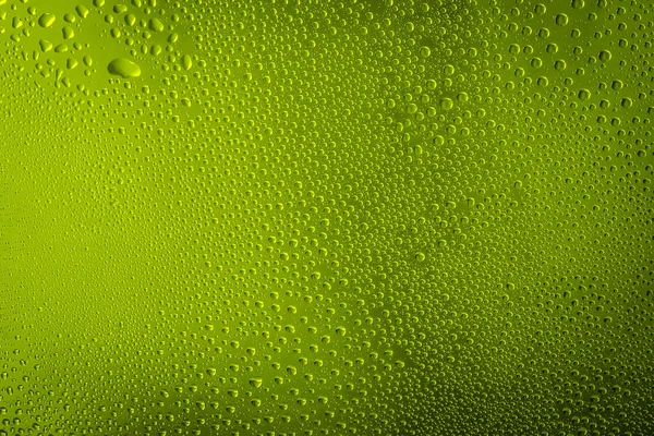 Groen Geel Water Druppels Groene Kleur Abstracte Achtergrond — Stockfoto