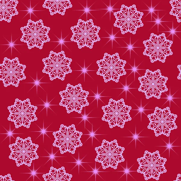 Úžasné zářící vánoční ilustrace pro tkaniny a povrch. s — Stock fotografie