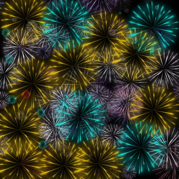colorful new year fireworks,colorful salute, abstract cosmic bac