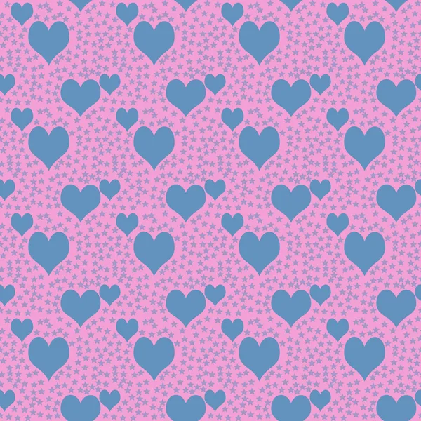 Seamless pattern hearts valentine's day template background.Sere — 스톡 사진