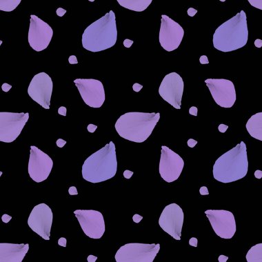  bahar siyah arkaplan pürüzsüz desen ile uçan mor pe