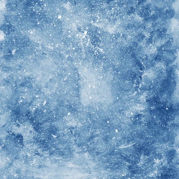 Sfondo astratto, blu monocromatico dipinto a mano texture, wate — Foto Stock
