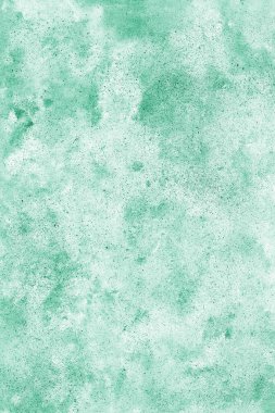Soyut arkaplan, elle boyanmış turkuaz doku, suluboya,