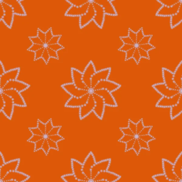 Fliesenmuster Nahtlos Mit Floralen Ornamenten Blume Textur Für Küche Tapeten — Stockfoto